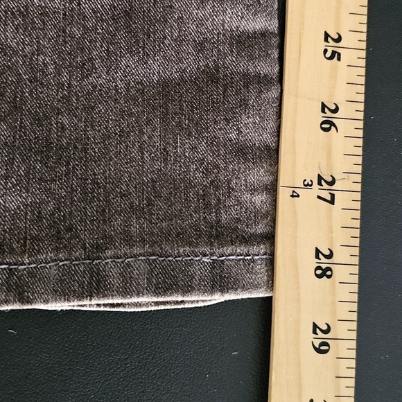 Lee Women's Classic Fit At The Waist Brown Jeans Size 14 Petite EUC - Picture 7 of 10